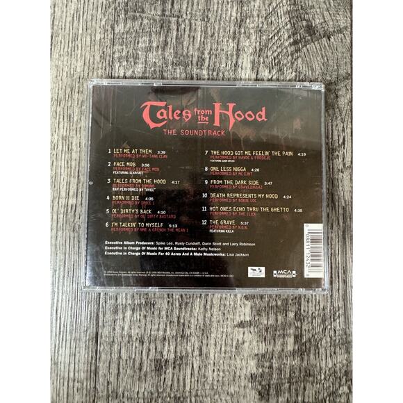Tales From the Hood Soundtrack CD Promo Wu-Tang Clan Spice 1 Gravediggaz Domino - Picture 2 of 5